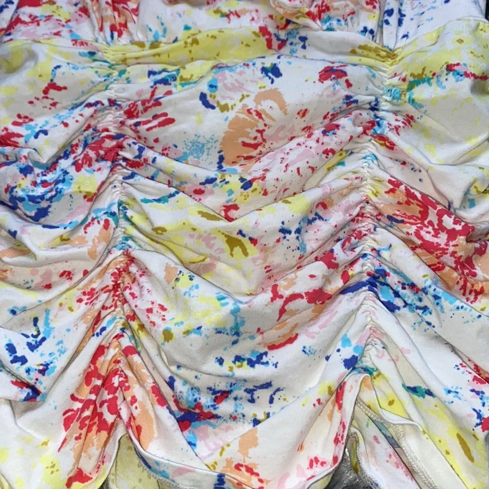Super Cute, Colorful Ruffle Tank ๐ - Picture 2 of 4